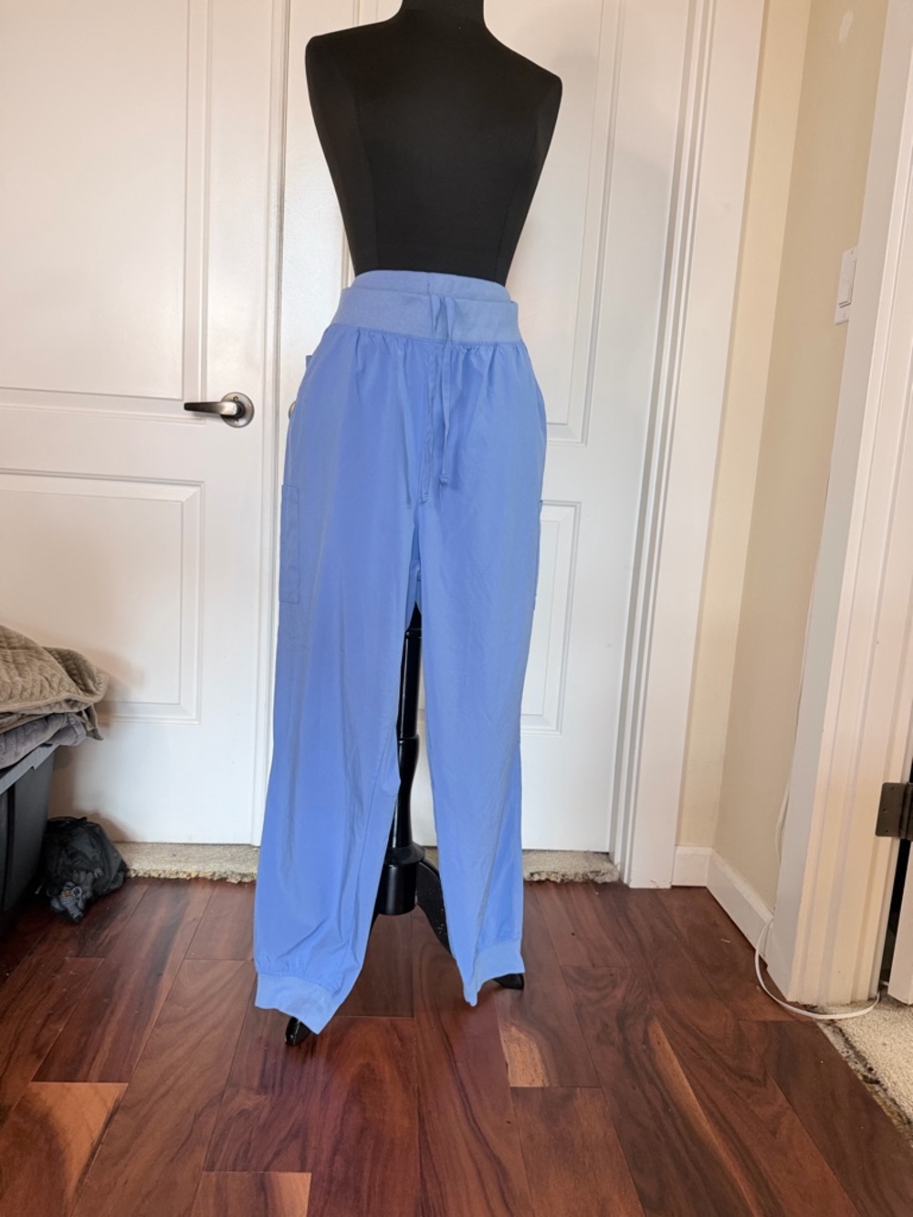 Uniform Advantage Light blue jogger Drawstring Scrub Pants